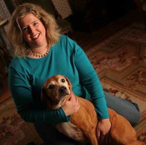Laura Perry with Honey Hound